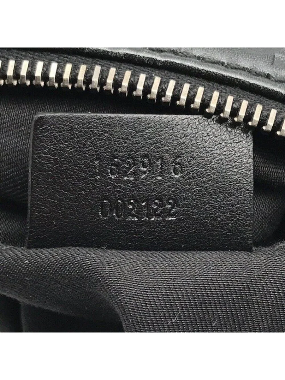 Gucci Guccissima Leather Logo Embossed Belt Bag Black Blunt Gentleman